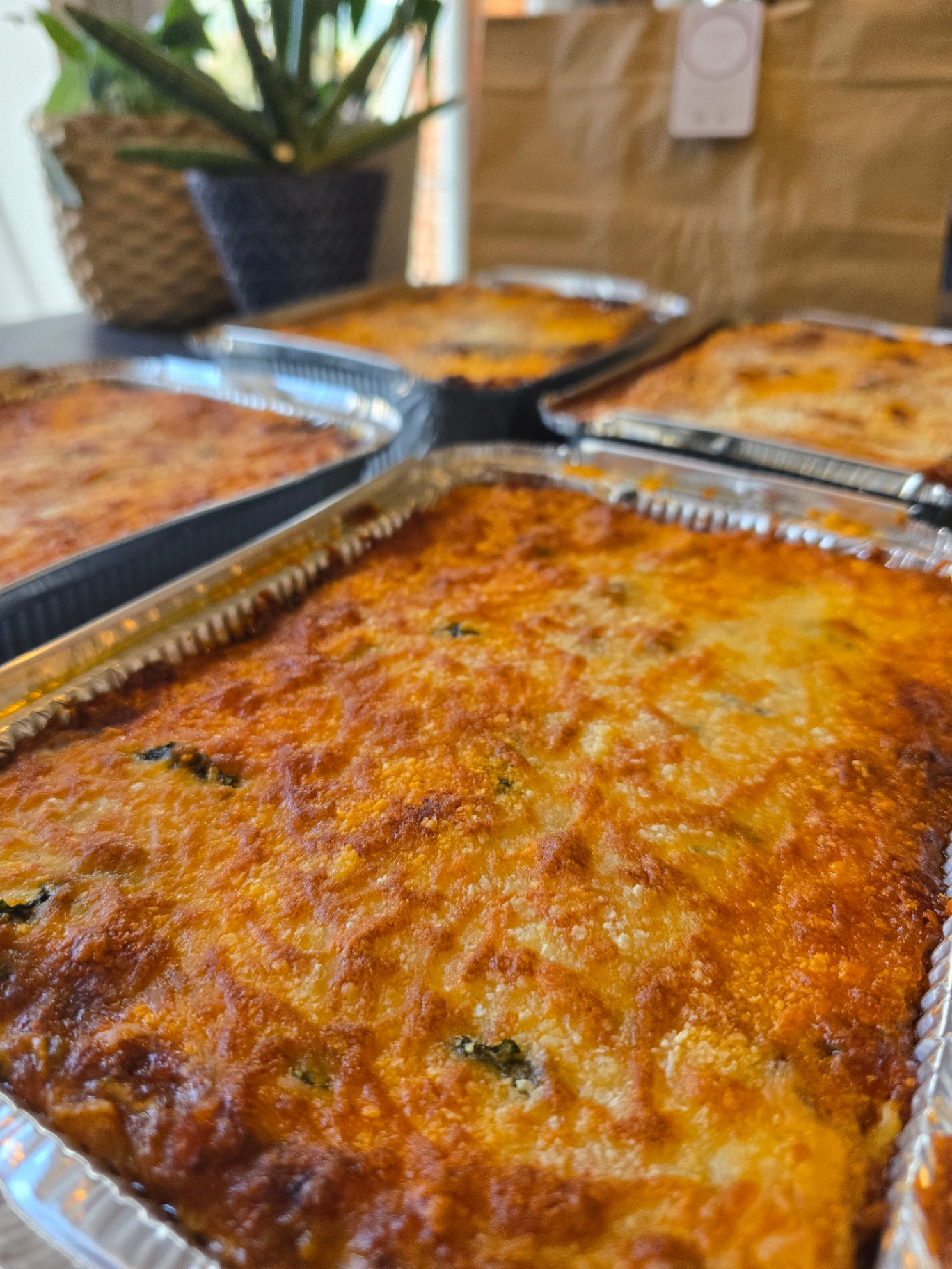 Lasagnes gratinées prêtes à réchauffer