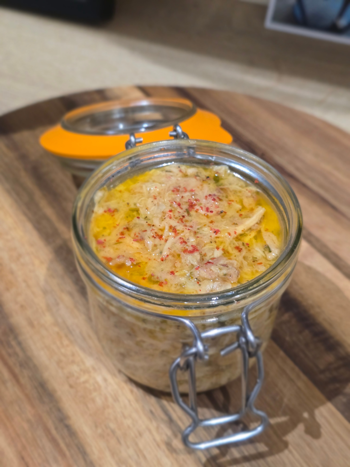Rillettes maison en pot de verre
